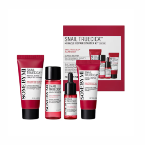 سام باي مي مجموعة الحلزون وتروسيكا لإصلاح البشرة وآثار الحبوب 4 قطع | Snail Truecica Miracle Repair Starter Kit (4 Pieces)