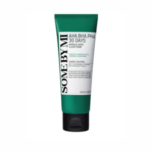 سام باي مي غسول رغوي لعلاج الحبوب وتنقية البشرة AHA BHA PHA 100 مل | SOME BY MI Miracle Acne Foam Face Wash Clear 100ml