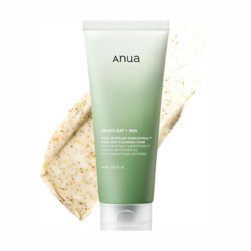 أنوا هارتليف كيرسيتينول بور ديب كلينزنج فوم 150 مل | ANUA Heartleaf Quercetinol Pore Deep Cleansing Foam 150ml