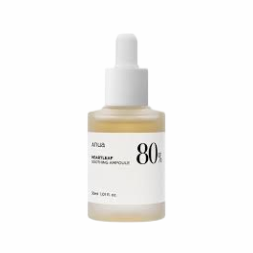 أنوا هارتليف 80% سوذينج أمبول سيروم مهدئ ومرطب للبشرة الحساسة 30 مل | ANUA Heartleaf 80% Soothing Ampoule 30ml