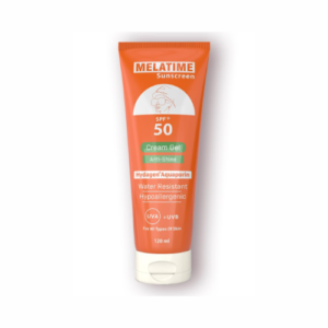 ميلا تايم واقي شمس SPF 50 كريم جل مضاد للمعان – 120 مل | MELATIME Sunscreen SPF50 Cream Gel Anti-Shine 120ml