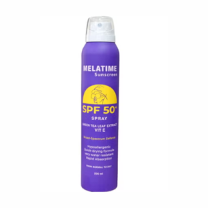 ميلا تايم بخاخ واقي شمس SPF 50+ – 150 مل | MELATIME Sunscreen Spray SPF 50+ 150ml