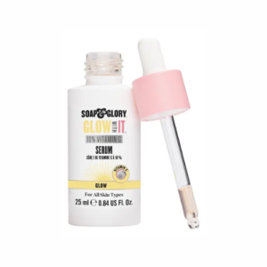 سوب آند جلوري جلو ويذ إت سيروم فيتامين سي 10% للإشراقة – 25 مل تقريبًا | Soap & Glory Glow With It 10% Vitamin C Serum 0.84 fl oz