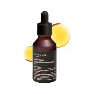 ماري آند ماي سيروم إيديبيـنون + بلاك بيري كومبلكس – 30 مل | MARY & MAY Idebenone + Blackberry Complex Serum 30ml