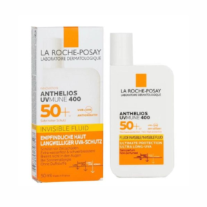لاروش بوزيه أنثيليوس UVMune 400 فلويد إنفزيبل SPF50+ – 50 مل واقي شمس| La Roche-Posay Anthelios UVMune 400 Invisible Fluid SPF50+ 50ml